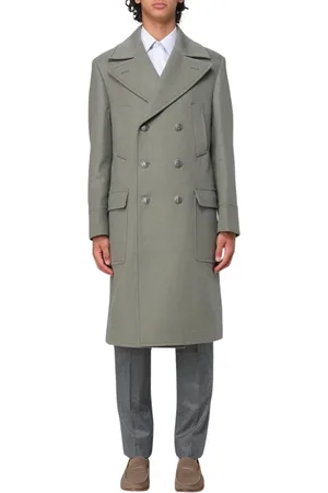 Brunello Cucinelli Heren, Mantels, Groen, Maat: XL Wol