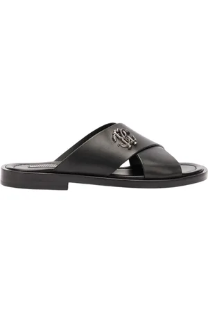 Roberto Cavalli Heren, Schoenen, Zwart, Maat: 42 EU Leer