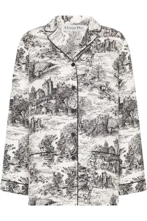 Dior Dames, Blouses & Shirts, Veelkleurig, Maat: S Zijde