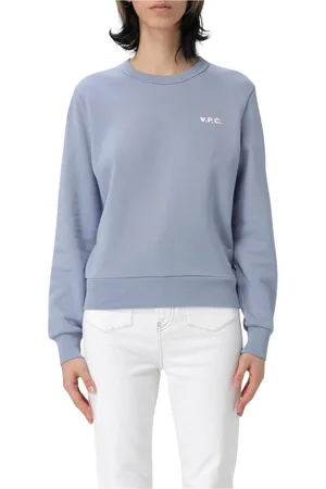A.P.C. Dames, Sweatshirts & Hoodies, Blauw, Maat: XS Katoen