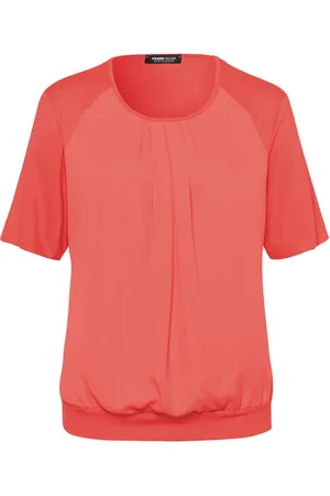 Frank Walder Dames, Blouses & Shirts, Rood, Maat: 3XL