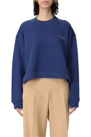 Serafini Dames, Sweatshirts & Hoodies, Blauw, Maat: XS Katoen