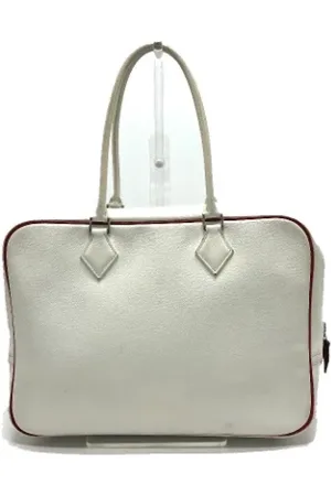 Hermès Dames, Pre-owned, Wit, Maat: ONE Size Leer