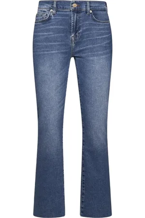 7 for all Mankind Dames, Jeans, Blauw, Maat: W27 Denim