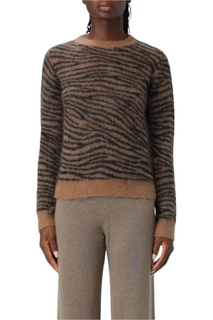 Max Mara Dames, Truien, Bruin, Maat: L Mohair