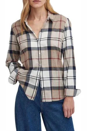 Barbour Dames, Blouses & Shirts, Veelkleurig, Maat: L Katoen