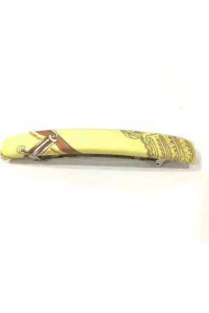 Hermès Dames, Pre-owned, Geel, Maat: ONE Size Zijde