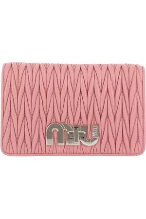 Miu Miu Dames, Tassen, Roze, Maat: ONE Size Leer