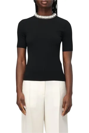 VALENTINO Dames, Truien, Zwart, Maat: M Zijde