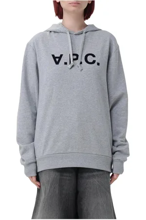 A.P.C. Dames, Sweatshirts & Hoodies, Grijs, Maat: S Katoen