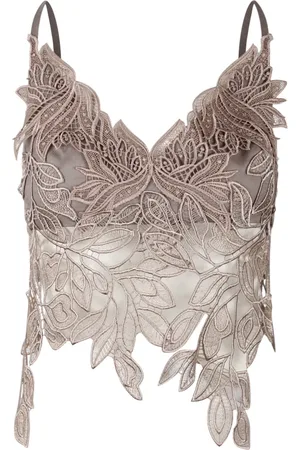 Alberta Ferretti Dames, Tops, Bruin, Maat: XS Poliester