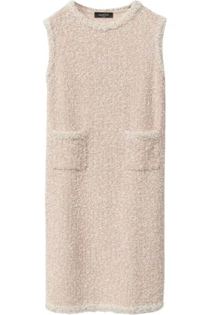 Fabiana Filippi Dames, Jurken, Roze, Maat: XL Tweed