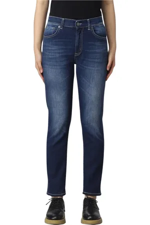Dondup Dames, Jeans, Blauw, Maat: W28 Katoen