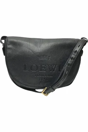 Loewe Dames, Pre-owned, Zwart, Maat: ONE Size Leer