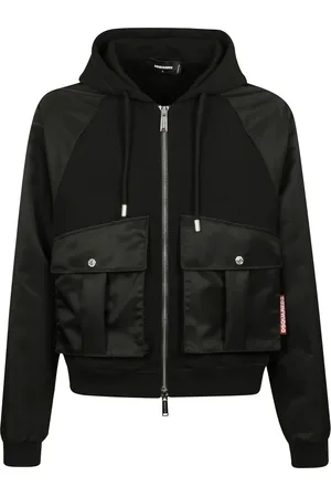 Dsquared2 Heren, Jassen, Zwart, Maat: M Katoen