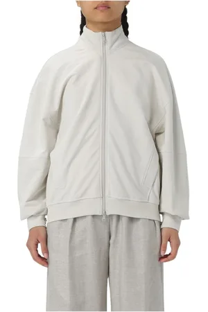 Brunello Cucinelli Dames, Sweatshirts & Hoodies, Wit, Maat: XS Leer
