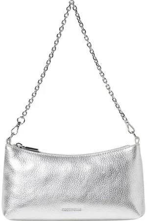 Coccinelle Dames, Tassen, Grijs, Maat: ONE Size Leer