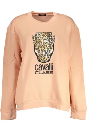 Roberto Cavalli Dames, Sweatshirts & Hoodies, Roze, Maat: L Fleece