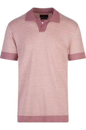 HUGO BOSS Heren, Tops, Roze, Maat: M Katoen