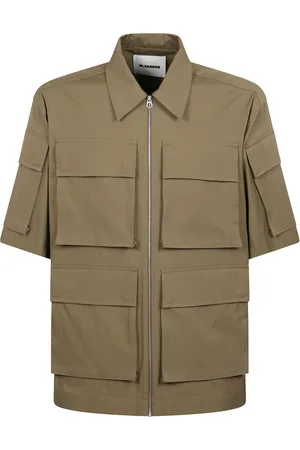 Jil Sander Heren, Overhemden, Groen, Maat: M