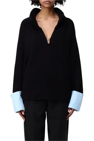 Twin-Set Dames, Truien, Zwart, Maat: 2XL Wol
