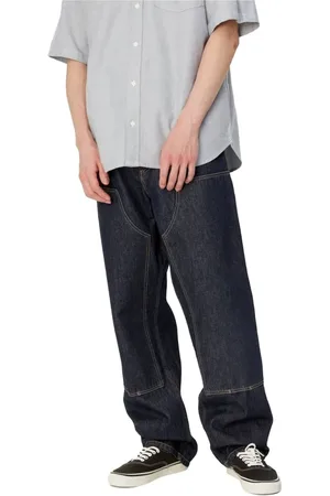 Carhartt Heren, Jeans, Blauw, Maat: W33 L30 Katoen