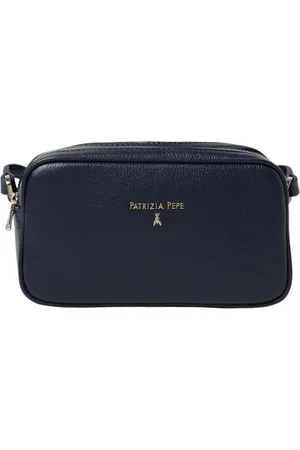Patrizia Pepe Dames, Tassen, Blauw, Maat: ONE Size Leer