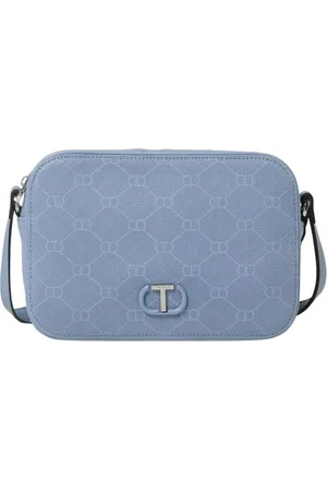 Twin-Set Dames, Tassen, Blauw, Maat: ONE Size Leer