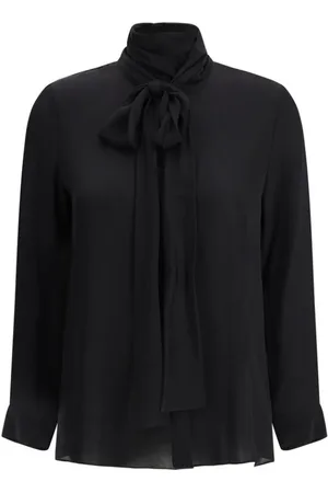 Khaite Dames, Blouses & Shirts, Zwart, Maat: L Zijde