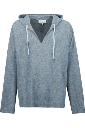 Maison Margiela Heren, Sweatshirts & Hoodies, Blauw, Maat: M
