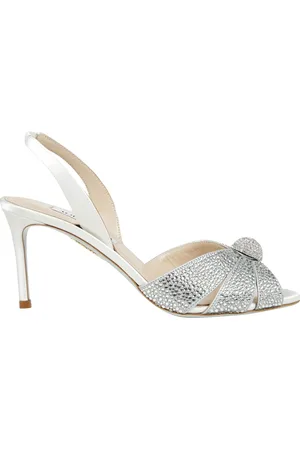 Aquazzura Dames, Schoenen, Grijs, Maat: 37 EU