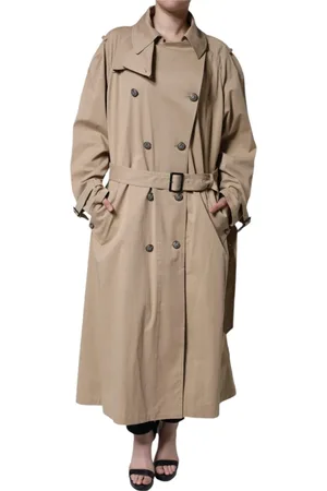 Dolce & Gabbana Dames, Mantels, Grijs, Maat: XS Katoen