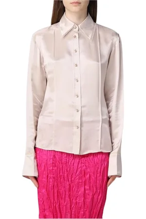 Acne Studios Dames, Blouses & Shirts, , Maat: S Zijde