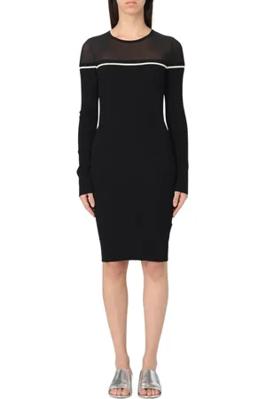 Liu Jo Dames, Jurken, Zwart, Maat: L Viscose