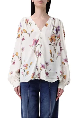 Twin-Set Dames, Blouses & Shirts, Wit, Maat: XS Viscose