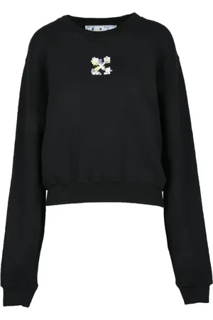 OFF-WHITE Dames, Sweatshirts & Hoodies, Zwart, Maat: S Katoen