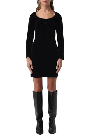 Alexander Wang Dames, Jurken, Zwart, Maat: M Katoen