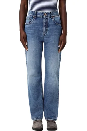 Brunello Cucinelli Dames, Jeans, Blauw, Maat: S