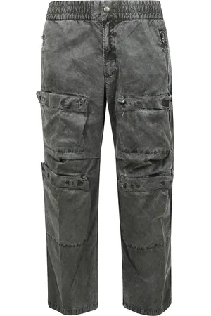 Diesel Heren, Jeans, Grijs, Maat: S Katoen