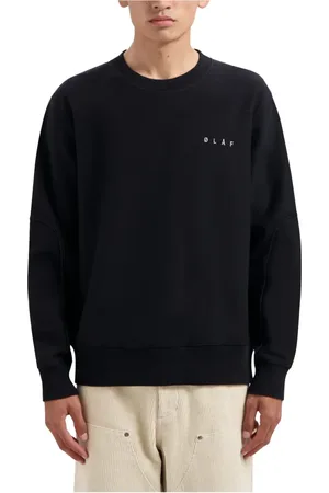 OLAF HUSSEIN Heren, Sweatshirts & Hoodies, Zwart, Maat: M
