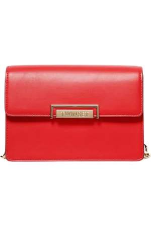 Twin-Set Dames, Tassen, Rood, Maat: ONE Size Leer