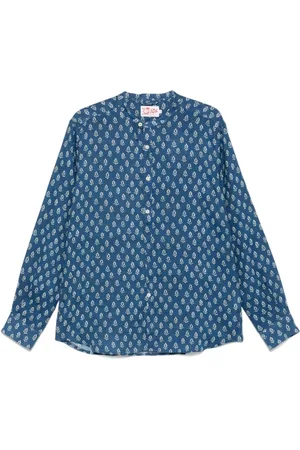 MC2 SAINT BARTH Heren, Overhemden, Blauw, Maat: L