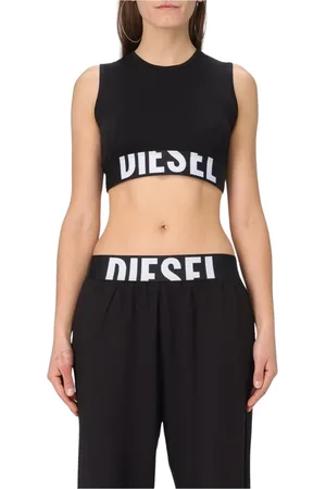 Diesel Dames, Tops, Zwart, Maat: S Viscose