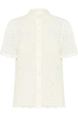 INWEAR Dames, Blouses & Shirts, Wit, Maat: XL Katoen