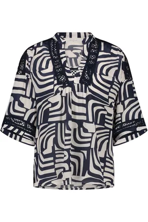 NUKUS Dames, Blouses & Shirts, Zwart, Maat: M Viscose