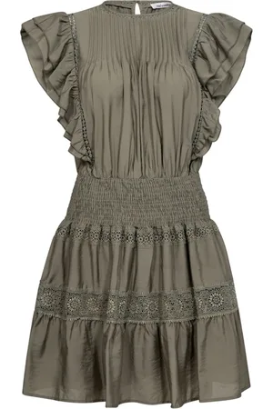 Co`Couture Dames, Jurken, Groen, Maat: L