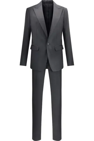 Dsquared2 Heren, Pakken, Zwart, Maat: XL Wol
