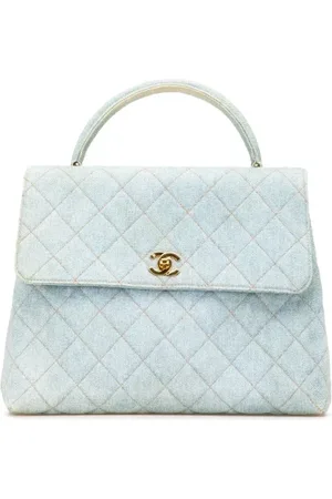 CHANEL Dames, Pre-owned, Blauw, Maat: ONE Size Denim