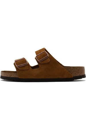 Birkenstock Heren, Schoenen, Bruin, Maat: 43 EU Suède