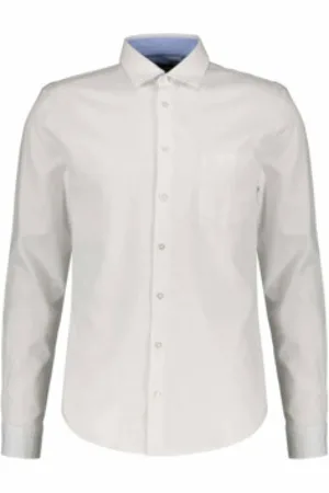 HUGO BOSS Heren, Overhemden, Wit, Maat: XL